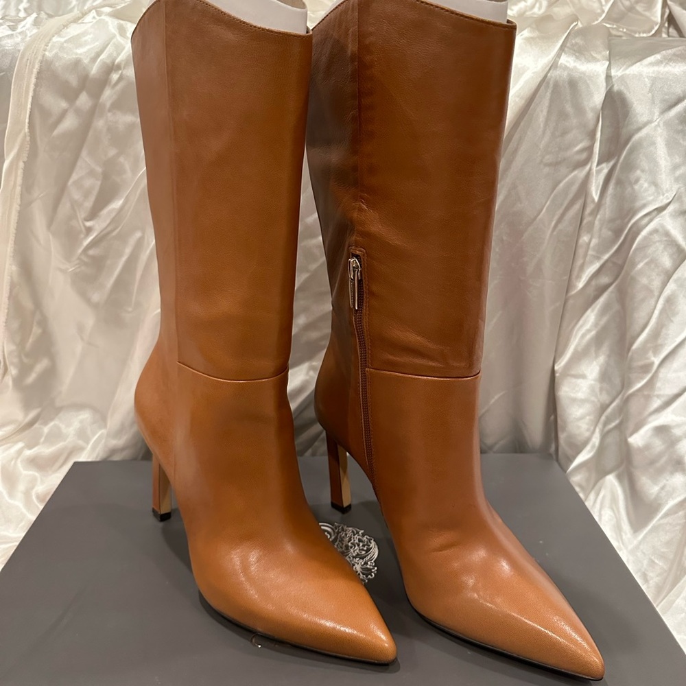 Vince Camuto Senimda Cognac Heeled Boot